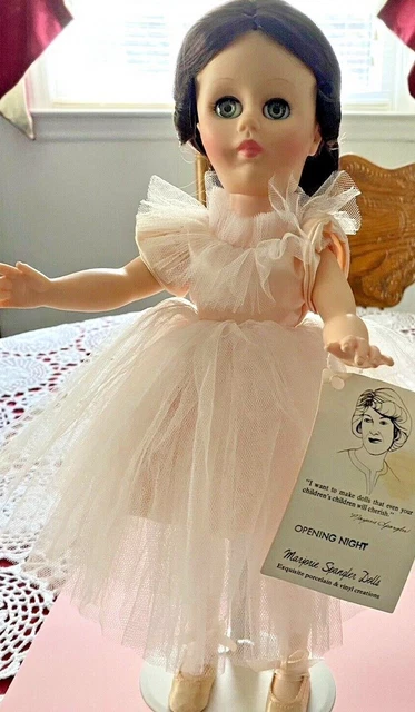 15 1/2” Tall Vinyl Pink Ballerina Doll OPENING NIGHT by Marjorie Spangler Dolls
