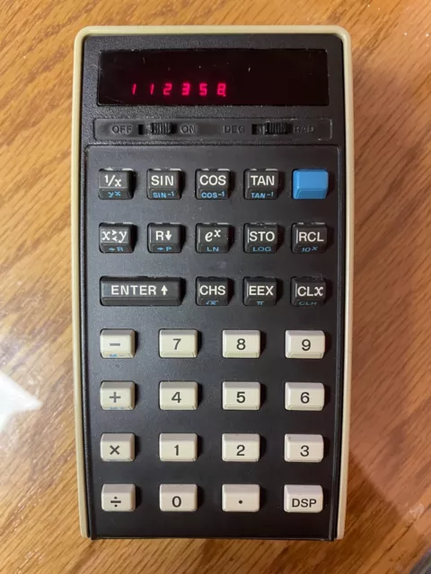 Vintage Hewlett Packard HP 21 Calculator WORKS ? FOR REPAIR or PARTS ONLY