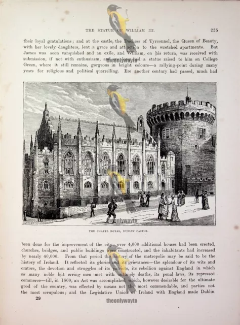 Chapel Royal, Dublin Castle, Ireland, Book Illustration (Print), 1882