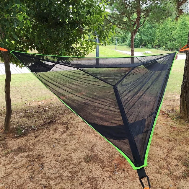 Three Point Design air Multiplayer Hammock,Camping Hammock, can Black