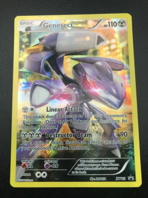 Pokemon genesect Ex NEW & MINT 120/124 Full Art Card ULTRA RARE Fates  Collide NM