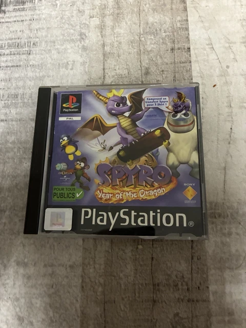 Jeu PS1 Spyro : Year Of The Dragon - Version PAL FR Complète (boîte, Notice) - Bon état