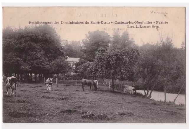 BELGIQUE - Ets des Dominicaines du Sacré-Coeur CASTEAU LEZ NEUFVILLES 1910