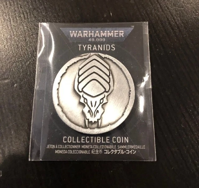 WARHAMMER 40K TYRANIDS Coin Limited Edition Collectible BRAND NEW ...