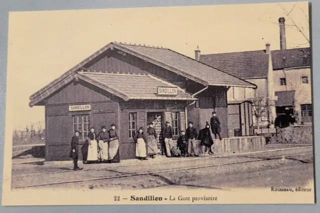 Sandillon - La gare provisoire