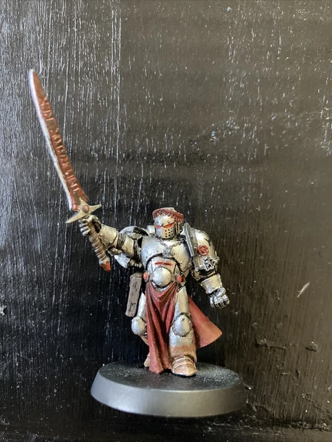 WARHAMMER 40K SPACE Marines Army Black Templars OOP Emperors Champion ...