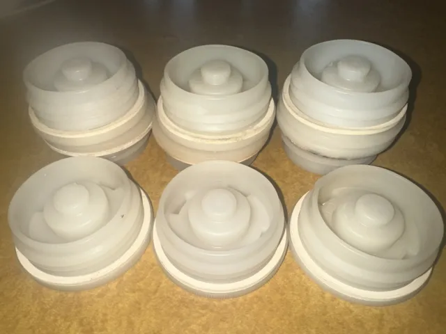 Set of 9 - Coarse Thread Poly Plastic 2" Bung Caps (Perfect for Rain Barrels)