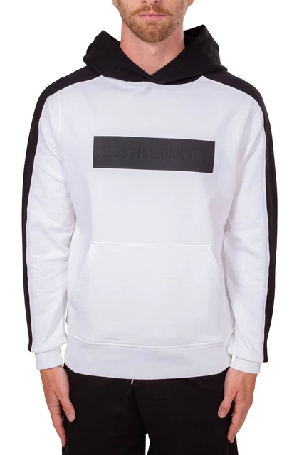 CALVIN KLEIN JEANS - Felpa uomo con cappuccio e logo
