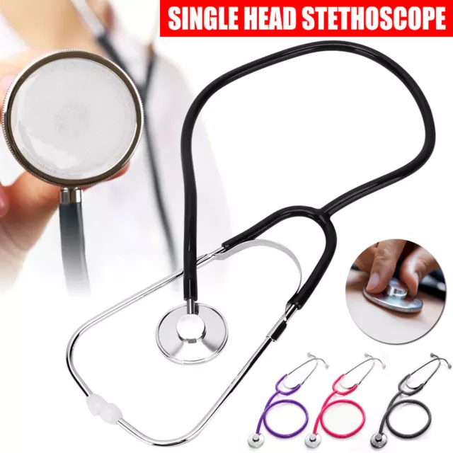 Professional Single Head Stethoscope Doctor Nurse Vet Medical Student HealthWork