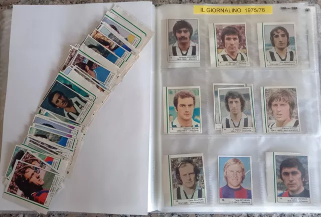 EVADO MANCOLISTE FIGURINE CALCIATORI IL GIORNALINO 1975/1976 NUOVE no panini