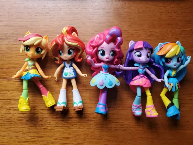 My Little Pony Equestria Girls Minis Figures X5 Job Lot