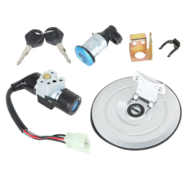 IGNITION SWITCH FUEL Gas Cap Key Lock Set For Honda MSX125 GROM125 AC