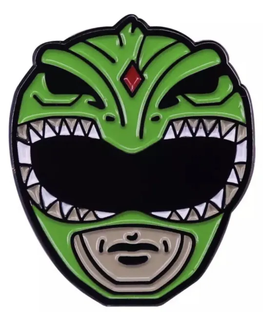Mighty Morphin Power Rangers Green Ranger Metal Enamel Pin Badge