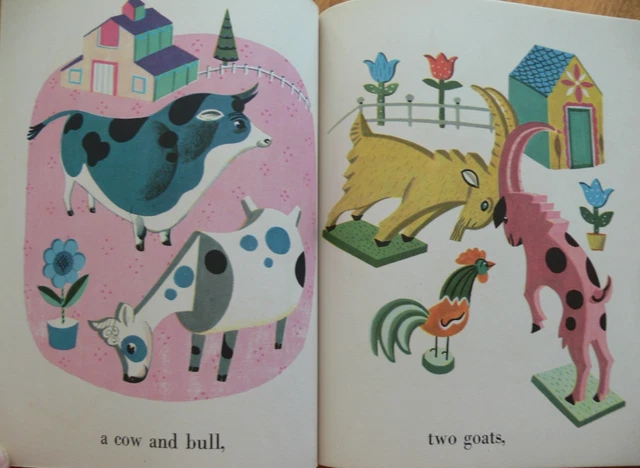 Vintage Little Golden Book ~ MR. NOAH AND HIS FAMILY by Jane Werner ~ GREAT 12