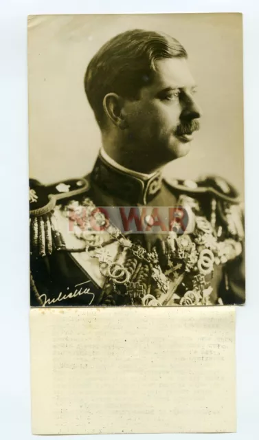 OLD LARGE PHOTO Carol II, King of Romania (1893-1953)