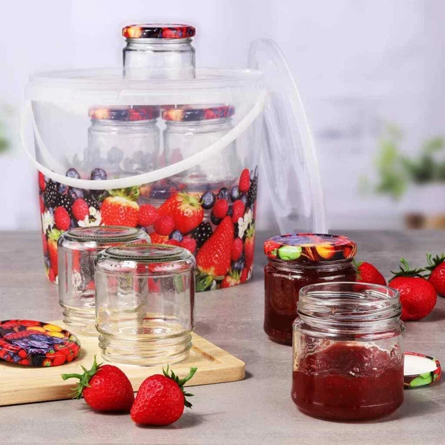 Secchio HI con barattoli 210 ml vidaXL