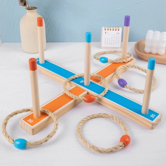 INTERACTIVE THROWING THROWING Ring Toy Ring Toss Puzzle Toy for Children £23.22 PicClick UK