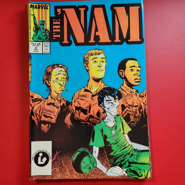Lot of 8 The NAM #'s Ranging from 3-23 Marvel Comic Books 1987 VG 5