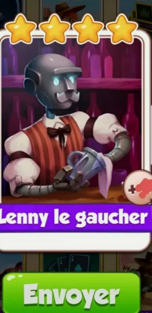 Carte Lenny Le gaucher