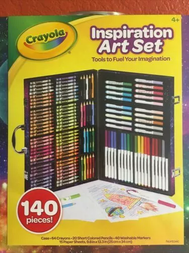 Crayola Inspiration Art Case Coloring Set - Rainbow (140ct), Art