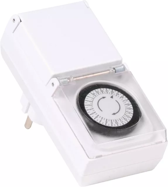 Vivanco® außen Zeitschaltuhr mechanisch Steckdose Timer Zeitschalter IP44 3600 W