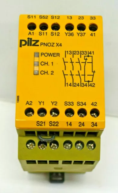 Pilz Pnoz X4 Safety Relay 24Vdc 774730 (2E0)