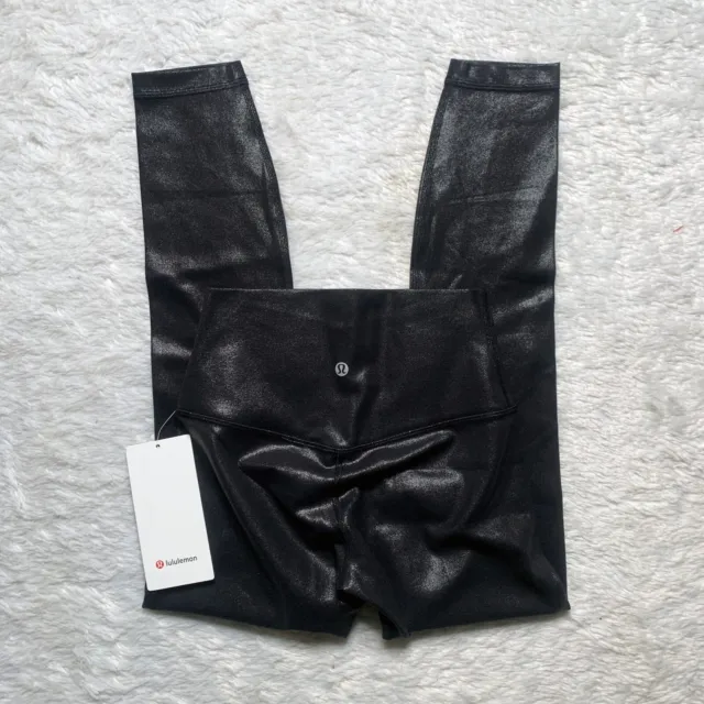 lululemon Align™ High-Rise Pant 25 Shine Radiate Foil Print Black