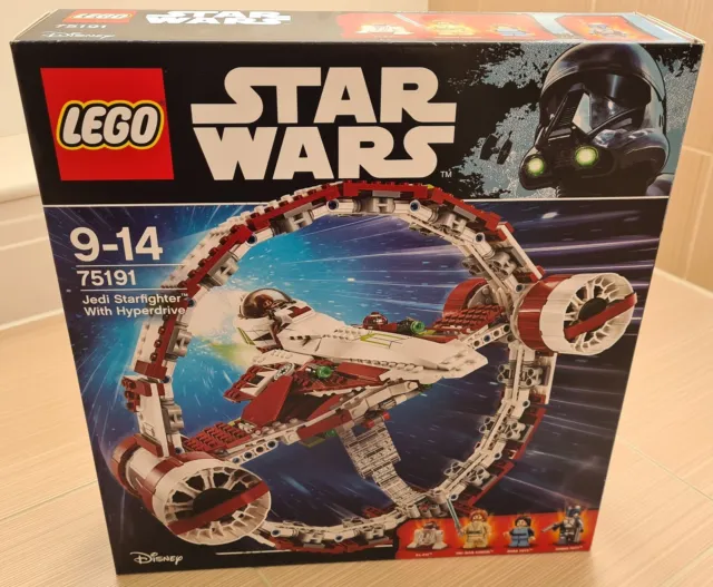 LEGO Star Wars #75191 Jedi Starfighter con Hyperdrive nuovo con scatola