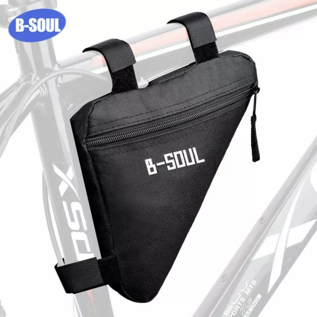 Triangle Bike Frame Bag Top Tube Cycling Bicycle Phone Tool Storage Road MTB Fix