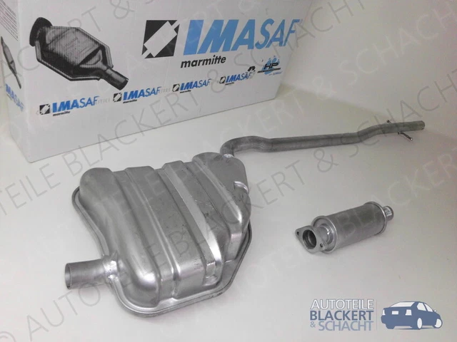 Fox Edelstahl Komplettanlage Ab Kat Ausgang Mittig Mini Cooper S R53 2002-2006 2