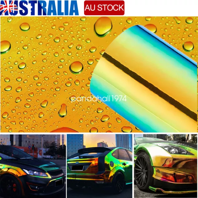 135*60CM Glossy ColorfuL Car Body Films Vinyl Car Wrap Sticker Decal Film AU STK