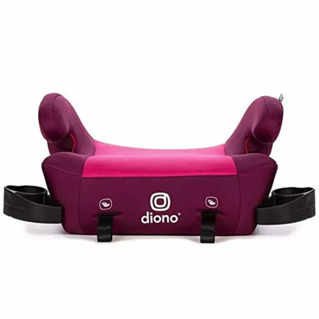 Diono Solana 2 Backless Booster Car Seat, Pink