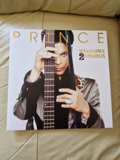 Prince Welcome 2 America Limited Edition Clear  Vinyl Double LP + Download Code.