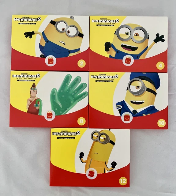 Lot 100 Minions 2 - Moi Moche Et Méchant - McDonald's 2020 - Rares - NEUFS