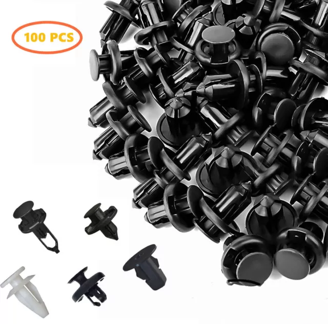 Clip Trim Car Push Pin Rivet Bumper Door Panel Retainer Fastener Kit Accessories