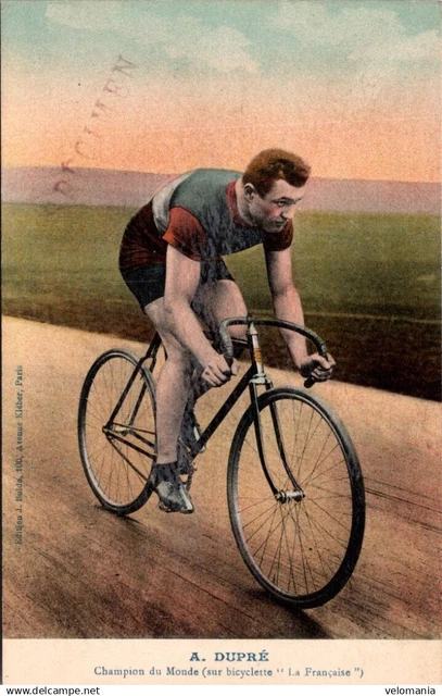 Ancienne Carte Postale CPA – Fille à Vélo – Cyclisme – Enfant – Couleur