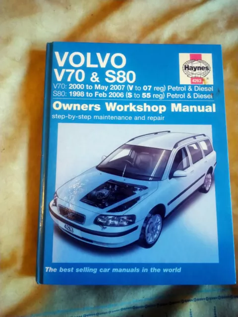 Volvo V70 / S80 Petrol & Diesel (98 - 07) Haynes Repair Manual