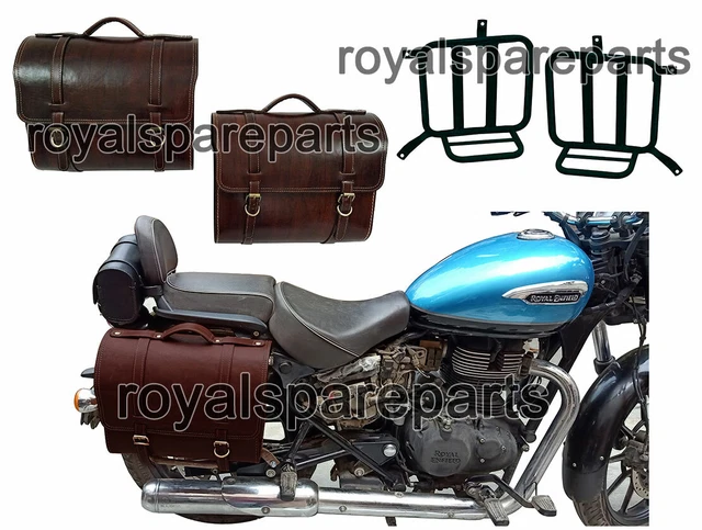 Selle Touring Royal Enfield Meteor 350 - Confort Renforcé Pour Longs Trajets - Marron