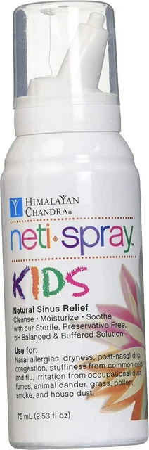 Neti Spray para niños del Instituto del Himalaya, 2,53 oz