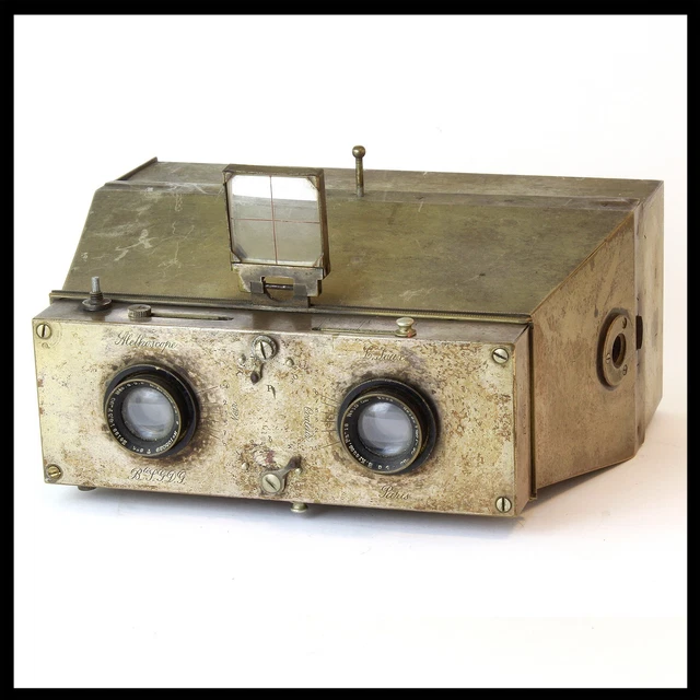 Alethoscope Silver. Joux . French Stereo Camera .1905