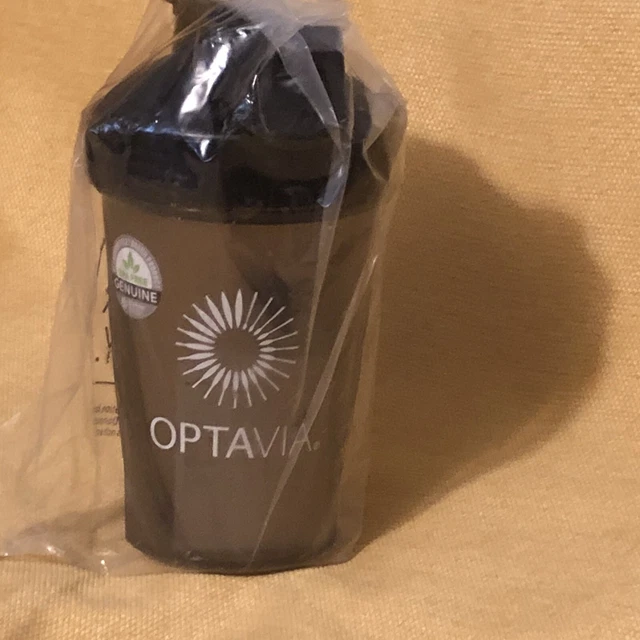Botella licuadora/agitadora/mezcladora de bebidas Optavia 20 oz con bola de batido libre de BPA (NUEVA)