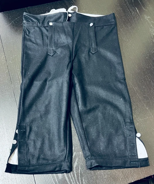 18th Century Wool Breeches 34" - DARK BLUE , Lined - Rev War Colonial, NEW