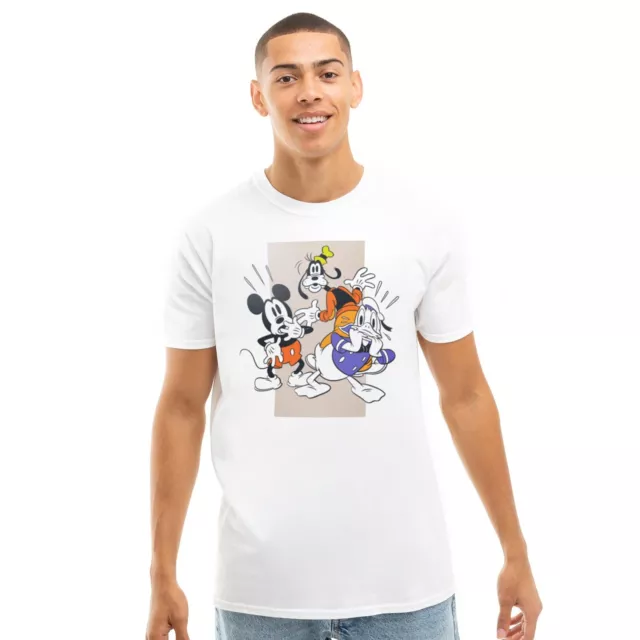 Disney Mens T-shirt Mickey Mouse Mischief Top Tee S-2XL Official