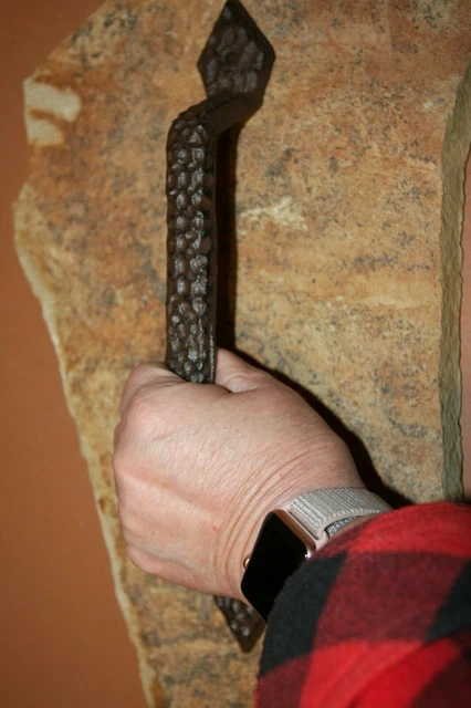 Extra Large Barn Door Hardware Cast Iron Handle Pull 12 1/4", HW-81