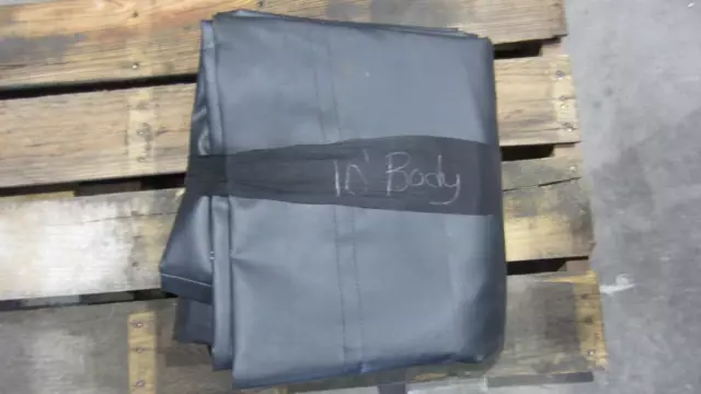 Vinyl 9' X 15' Asphalt Tarp With Flaps For 10' Body