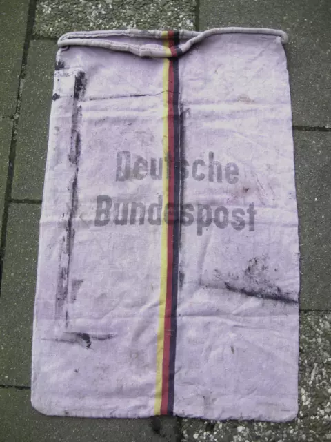 ALTER POSTSACK - Zustand: GUT !  Deutsche Bundespost   Leinensack / Jute