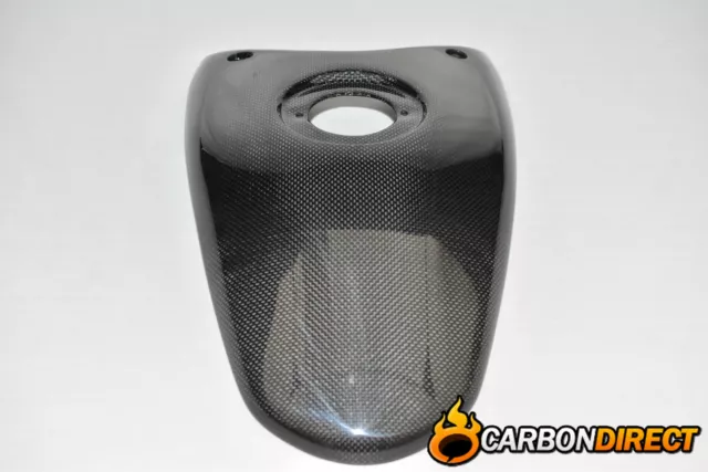 Ducati Hypermotard 796 1100 Carbon Fibre Tank Cover Panel Plain Pattern Gloss