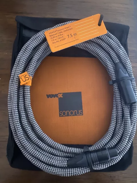 VOVOX sonorus direct S balanced cable 24.75' (7.5M) XLRf-XLRm 6.3304