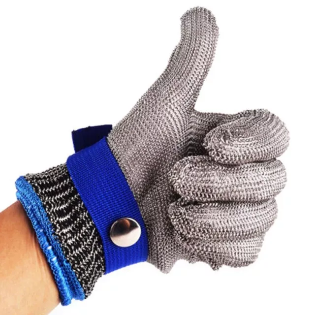 Safety Cut Proof Stab Resistant Stainless Steel Metal Mesh Butcher Glove Home