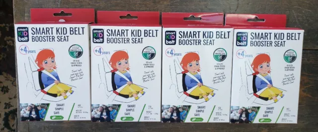 LOT OF 4 SMART KID BELT BOOSTER SEAT Weight: 40-110lbs Age: 5-11 Height: 38-57"